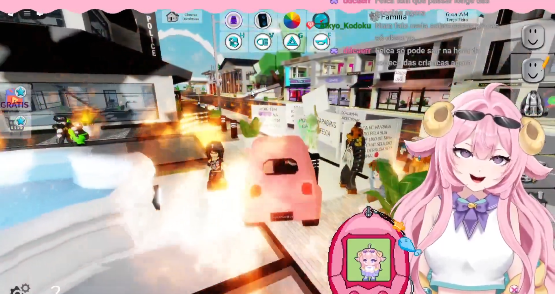 VTubers se infiltram em manifestações do Roblox